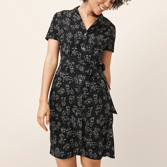 polyester spandex wrap dress